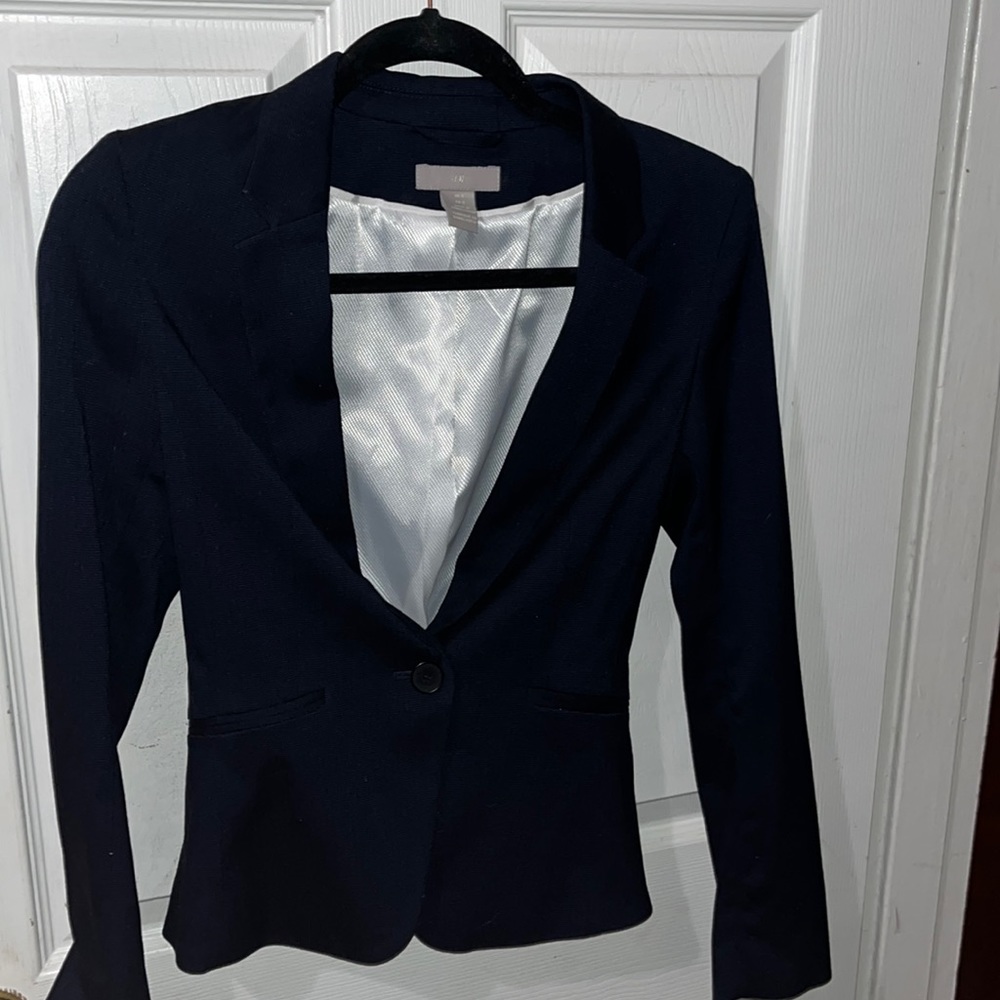 Navy Blue H&M Blazer